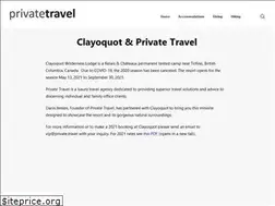 Sites similar to clayoquot.com
