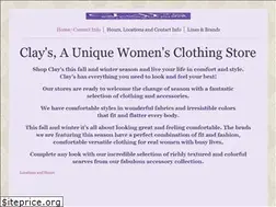 Sites similar to claysclothing.com