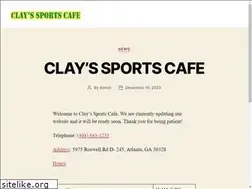 Sites similar to clayssportscafe.com