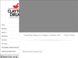 Sites similar to claytondrug.com