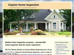 Sites similar to claytonhomeinspection.com