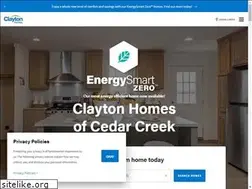 Sites similar to claytonhomescedarcreek.com