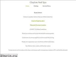 Sites similar to claytonnailspa.com