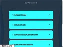 Sites similar to claytons.com