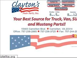 Sites similar to claytonsautoparts.com