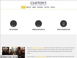 Sites similar to claytonssiestagrille.com