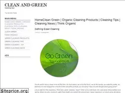 Sites similar to clean-and-green-tips.com