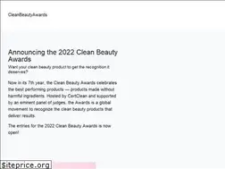 Sites similar to cleanbeautyawards.com