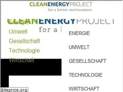 Sites similar to cleanenergy-project.de
