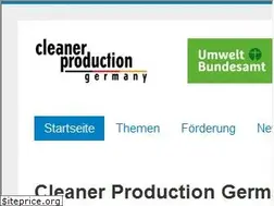 Sites similar to cleaner-production.de
