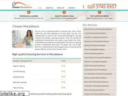 Sites similar to cleanermarylebone.co.uk