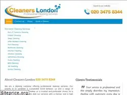 Sites similar to cleanerslondon.com