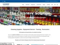 Sites similar to cleanerssolution.com