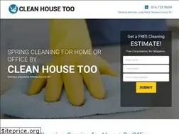 Sites similar to cleanhousetoo.com
