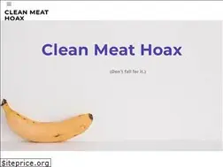 Sites similar to cleanmeat-hoax.com