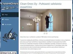 Sites similar to cleanones.fi