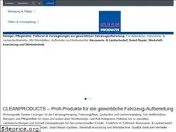 Sites similar to cleanproducts.de