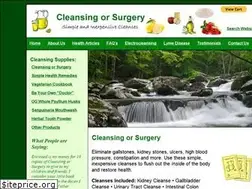 Sites similar to cleansingorsurgery.com