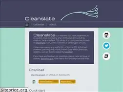 Sites similar to cleanslatecss.com