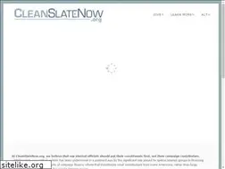 Sites similar to cleanslatenow.org