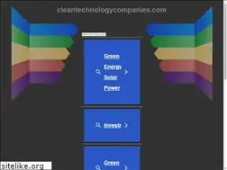 Sites similar to cleantechnologycompanies.com