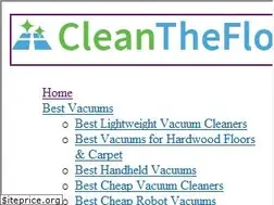 Sites similar to cleanthefloor.com