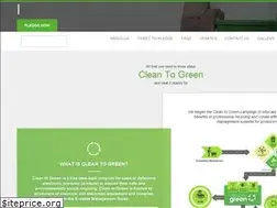 Sites similar to cleantogreen.in