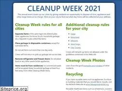 Sites similar to cleanupweek.com
