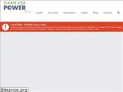 Sites similar to cleanusapower.com