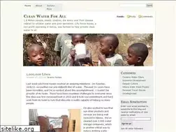 Sites similar to cleanwaterforall.net