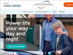 Sites similar to clear-sky-energy.co.uk