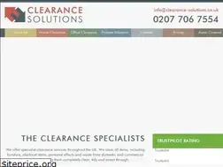 Sites similar to clearancesolutionsltd.co.uk