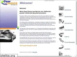 Sites similar to clearchoiceliens.com
