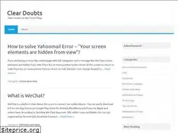 Sites similar to cleardoubts.com