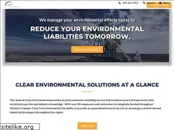 Sites similar to clearenv.com