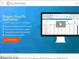 Sites similar to clearestimates.com