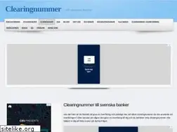 Sites similar to clearingnummer.info