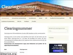 Sites similar to clearingnummer.se