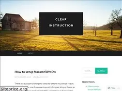 Sites similar to clearinstruction.wordpress.com