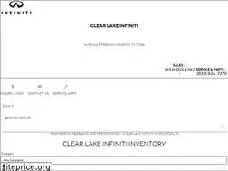 Sites similar to clearlakeinfiniti.com