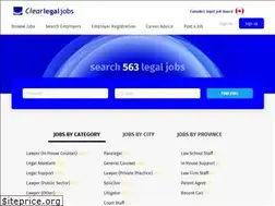 Sites similar to clearlegaljobs.com