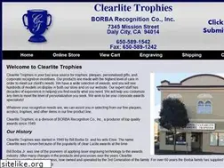 Sites similar to clearlitetrophies.net