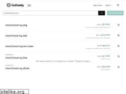 Sites similar to clearlyhearing.com