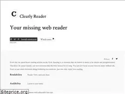 Sites similar to clearlyreader.com