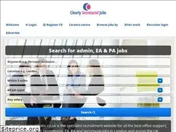 Sites similar to clearlysecretarialjobs.co.uk
