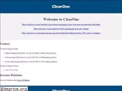 Sites similar to clearone.com