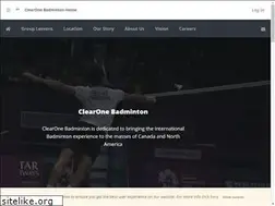 Sites similar to clearonebadminton.com
