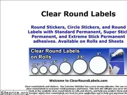 Sites similar to clearroundlabels.com