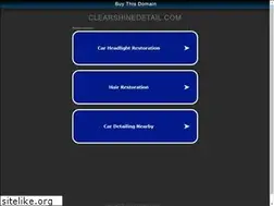 Sites similar to clearshinedetail.com