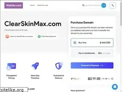 Sites similar to clearskinmax.com